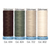 Thread Set: Water Repellent: 4 x 100m: Assorted Neutrals