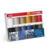 Thread Set: Denim: 12 x 100m: Assorted Shades