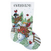 Frolicking Snowmen Stocking Counted Cross Stitch Kit By Design Works