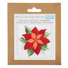 Poinsettia Cross Stitch Kit by Trimits
