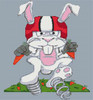 Rabbit Caricature Cross Stitch Kit