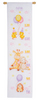 Animal Party Height Chart Cross Stitch Kit by Vervaco