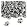 Jingle Bells Silver 25mm Pack of 50 by Peakdales