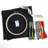 Wildflower on Black Embroidery Kit by Makebox Wildflower on Black Embroidery Kit by Makebox