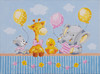 Baby Shower Paint-by-Numbers Kit by Vervaco