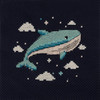 Whale Mini Counted Cross Stitch Kit by Trimits 