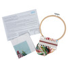 Christmas Cottage Embroidery Kit with Hoop by Trimits