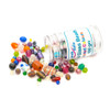 Glass Mix Beads Assorted Colours 100g by Peak Dales