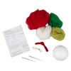 Christmas Bauble Needle Felting Kit by Trimits
