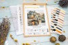 Fisherman's Town Cross Stitch Kit by HobbyJobby