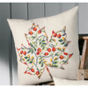 Leaf with Rosehip Cushion Counted Cross Stitch Kit by Permin