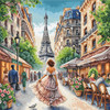 From Paris With Love Counted Cross Stitch Kit by AVA Stitch