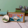 You'll Go Far! Mini Matchbox Cross Stitch Kit by The Crafty Kit Co.