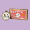 How Are You Feline? Mini Matchbox Cross Stitch Kit by The Crafty Kit Co.