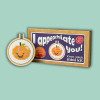 I Appeachiate You! Mini Matchbox Cross Stitch Kit by The Crafty Kit Co.