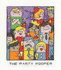 The party Pooper Cross Stitch Kit by Peter Underhill