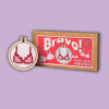 Bravo! Mini Matchbox Cross Stitch Kit by The Crafty Kit Co.