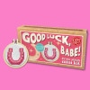 Good Luck, Babe!  Mini Matchbox Cross Stitch Kit by The Crafty Kit Co.