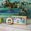 Let It Snow! Mini Matchbox Cross Stitch Kit by The Crafty Kit Co.