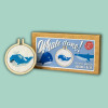 Whale Done! Mini Matchbox Cross Stitch Kit by The Crafty Kit Co.