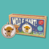 Wild at Heart! Mini Matchbox Cross Stitch Kit by The Crafty Kit Co.