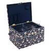 Sewing Box (L): Embroidered: Blossom Birds Sewing Box