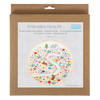 Embroidery Kit with Hoop: Floral Journey By Trimits