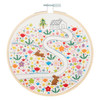 Embroidery Kit with Hoop: Floral Journey By Trimits