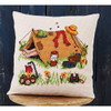 Camping Trip Cushion Counted Cross Stitch Kit By Permin
