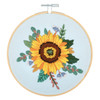 Embroidery Kit with Hoop: Sunflower with Hoop by Trimits