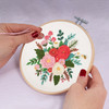 Embroidery Kit with Hoop: Rose with Hoop by Trimits