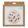 Embroidery Kit with Hoop: Dogs with Hoop by Trimits