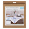 Printed Cross Stitch Kit: Tablecloth: Blue Floral by Trimits