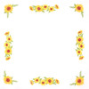 Printed Cross Stitch Kit: Tablecloth: Sunflowers by Trimits