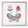 Butterfly & Bug Counted Cross Stitch Kit by Trimits