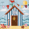 Mini Beach Hut Counted Cross Stitch Kit by Trimits