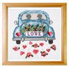 Mini Love Counted Cross Stitch Kit by Trimits