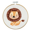 Mini Lion Counted Cross Stitch Kit by Trimits