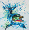 Large Dolphin Counted Cross stitch Kit by Trimits