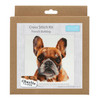 Large French Bulldog Counted Cross Stitch Kit by Trimits