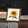 Sunflower Printed Cross Stitch Kit by Trimits