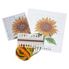 Sunflower Printed Cross Stitch Kit by Trimits