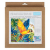 Large Parrot Printed Cross Stitch Kit By Trimits