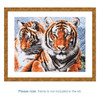 Extra Large Tiger Printed Cross Stitch Kit by Trimits