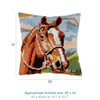 Horse Brown Chunky Printed Cross Stitch Kit by Trimits