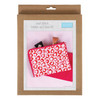 Half Stitch / Tapestry Kit: Stitch Your Own Make Up Pouch/Case: Love Leopard
