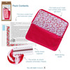 Half Stitch / Tapestry Kit: Stitch Your Own Glasses Case: Love Leopard