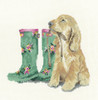 Waiting for Walkies Cross Stitch Kit by Sarah Reilly
