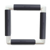 Nurge Grey Embroidery Snap Frame 29cm x 29cm