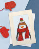 My Little Pudding Counted Cross Stitch Kit Card by Bothy Threads